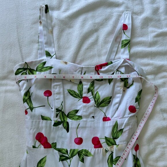 Maggie Tang cherry pattern dress Medium NWOT - Picture 5 of 5